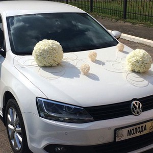Украшения на свадебные автомобили, фото 8