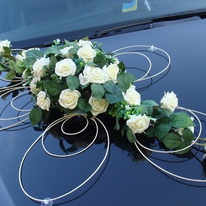 Украшения на свадебные автомобили, фото 3