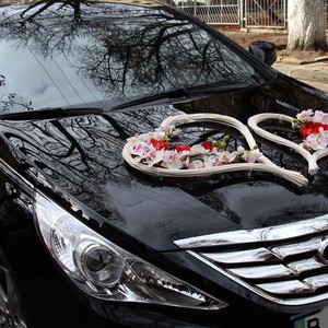 Украшения на свадебные автомобили, фото 14