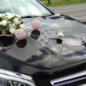 Прикраси на весільні автомобілі, фото 2
