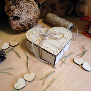 Декоративні вироби з дерева , весільний декор, фото 18
