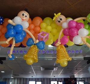 Аеродизайн. Повітряні та гелієві кульки., фото 22